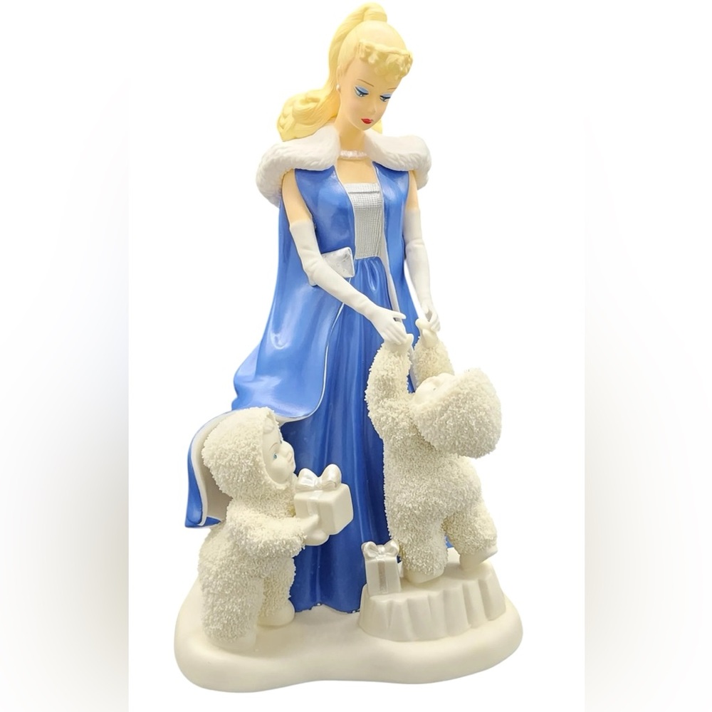 Barbie Snowbabies White Porcelain Collector’s Marked Figurine Base - Picture 6 of 12